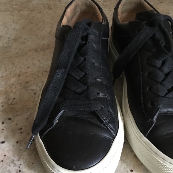 KOIO Black Leather Onyx Sneakers - Picture 7 of 16